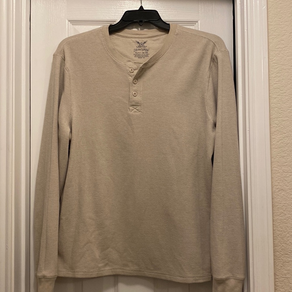 Faded Glory Button up Thermal Shirt